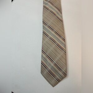 Delio Collection Mens Formal Necktie Brown Neck Tie